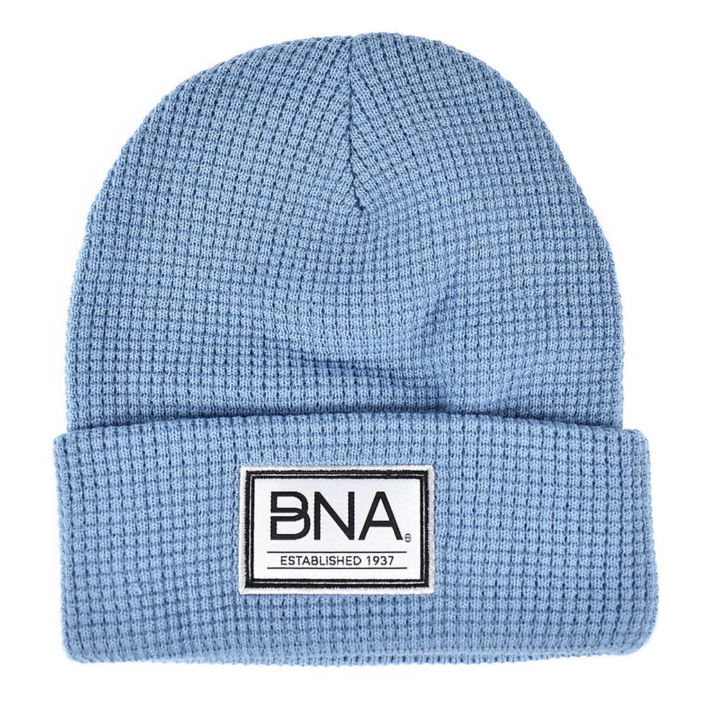 BNA Waffle Knit Beanie - Sky Blue – BNA Shop